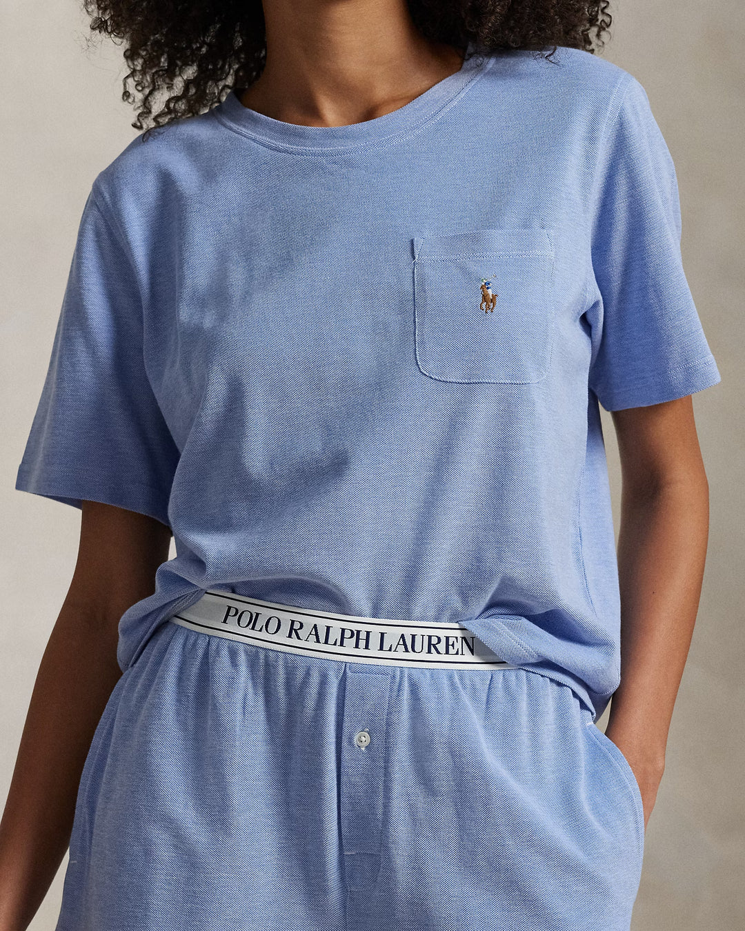 Ralph Lauren Knit Tee & Boxer Short Pajama Set