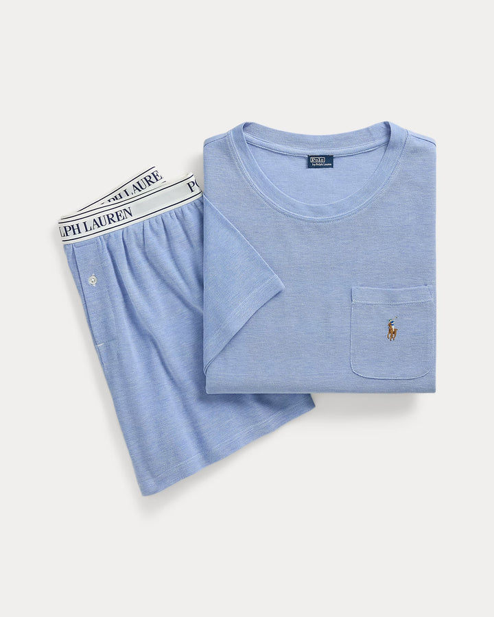 Ralph Lauren Knit Tee & Boxer Short Pajama Set
