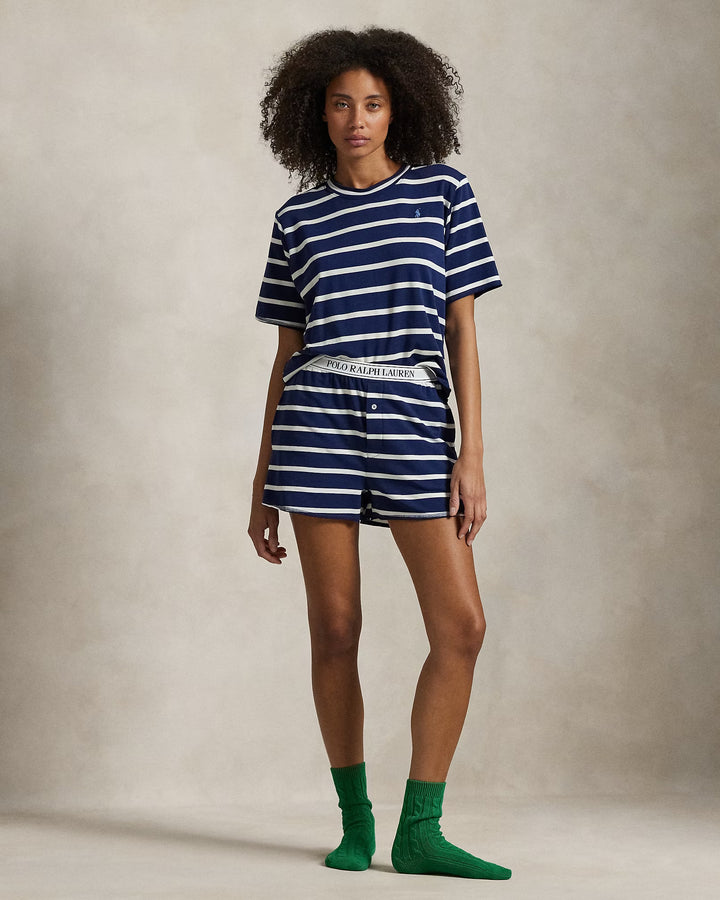 Ralph Lauren Striped Short-Sleeve Pajama Set