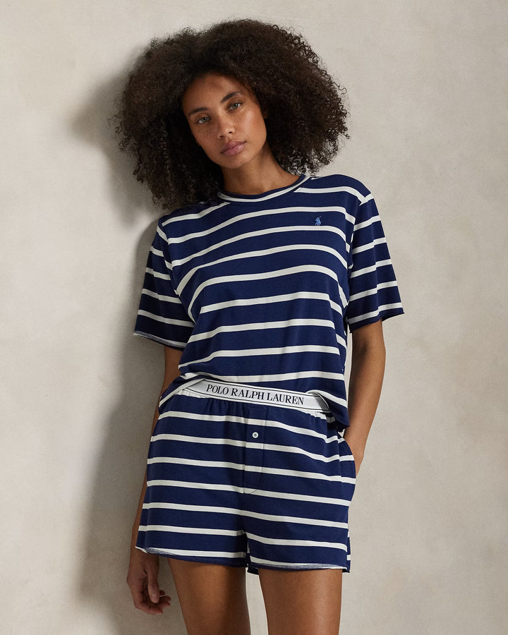 Ralph Lauren Striped Short-Sleeve Pajama Set