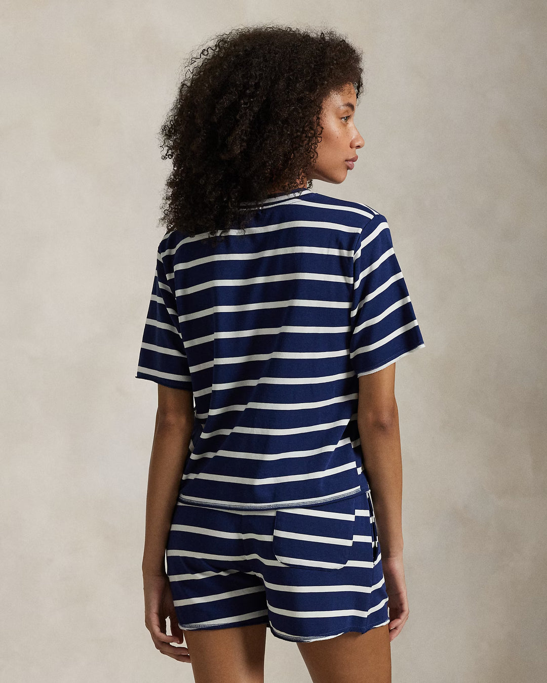 Ralph Lauren Striped Short-Sleeve Pajama Set