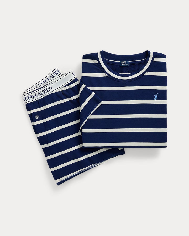 Ralph Lauren Striped Short-Sleeve Pajama Set