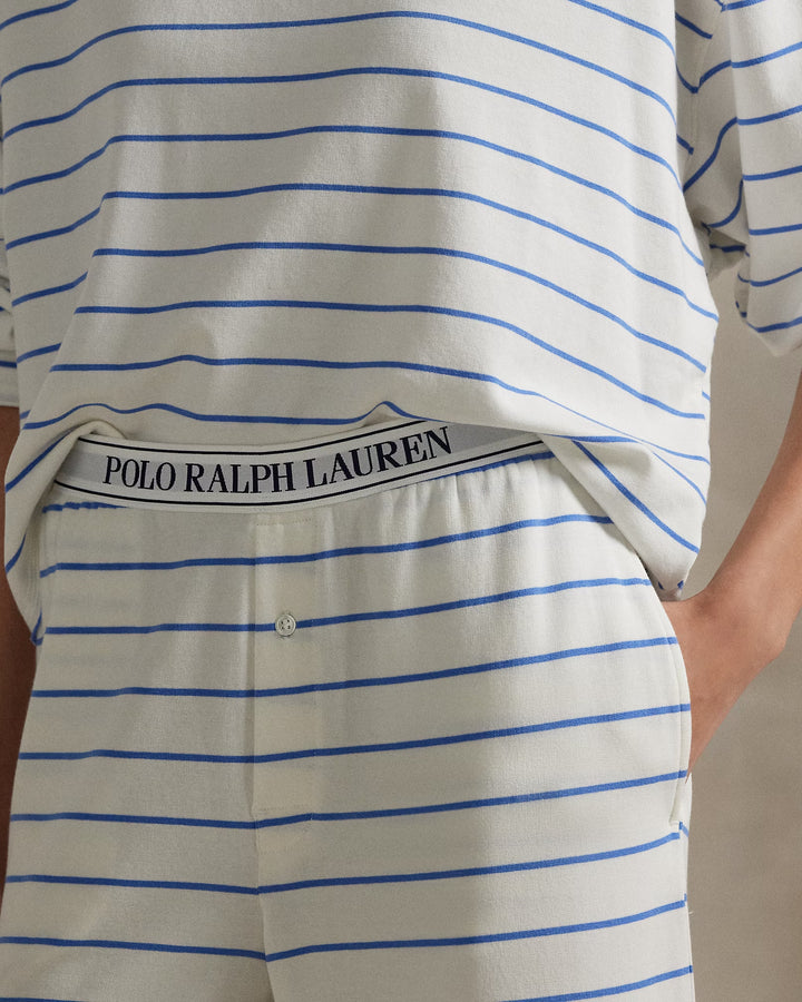 Ralph Lauren Striped Long-Sleeve Pajama Set