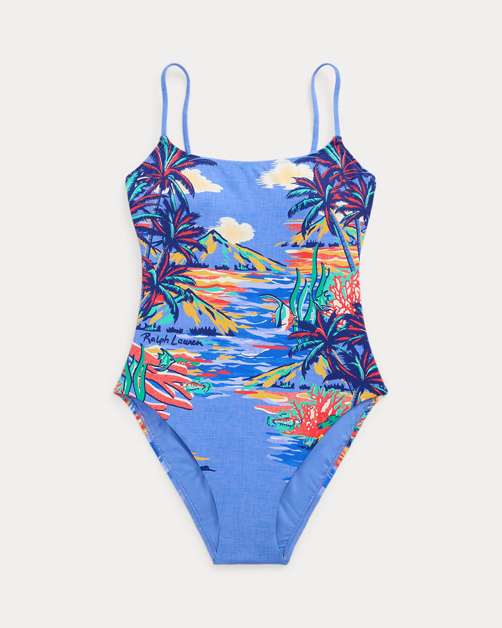 Ralph Lauren Graphic One-Piece Swimsuit