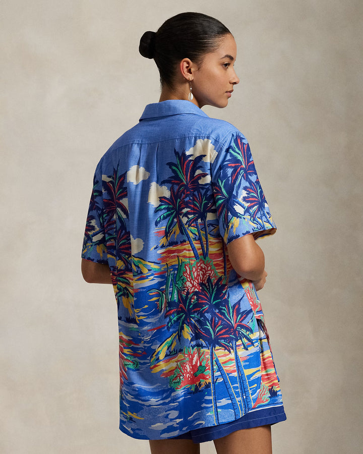 Ralph Lauren Graphic Shirt & Short Cover-Up Set