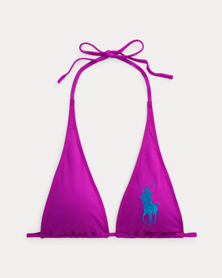 Ralph Lauren Big Pony Halter Bikini Top