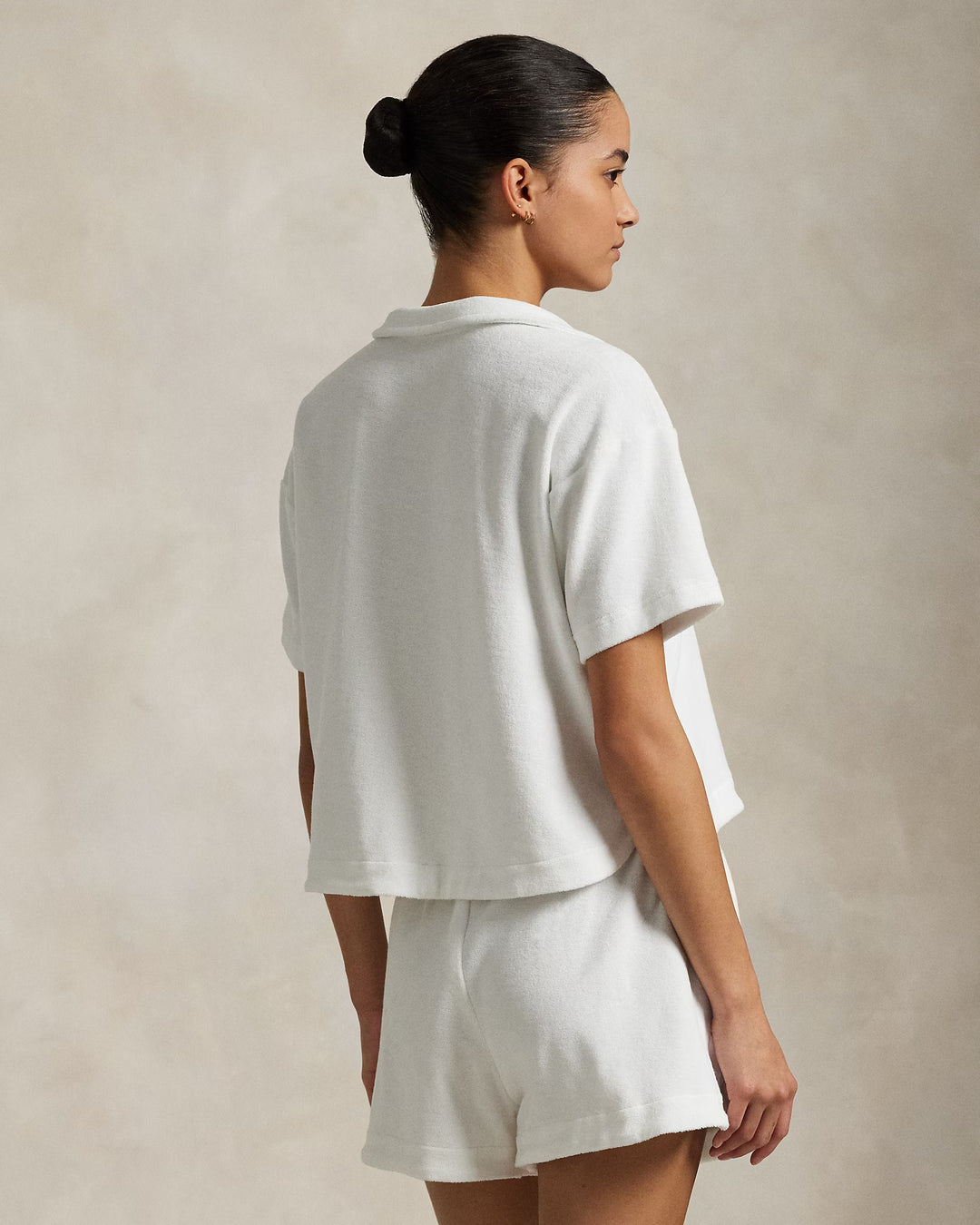 Ralph Lauren Terry Polo Shirt & Short Cover-Up Set