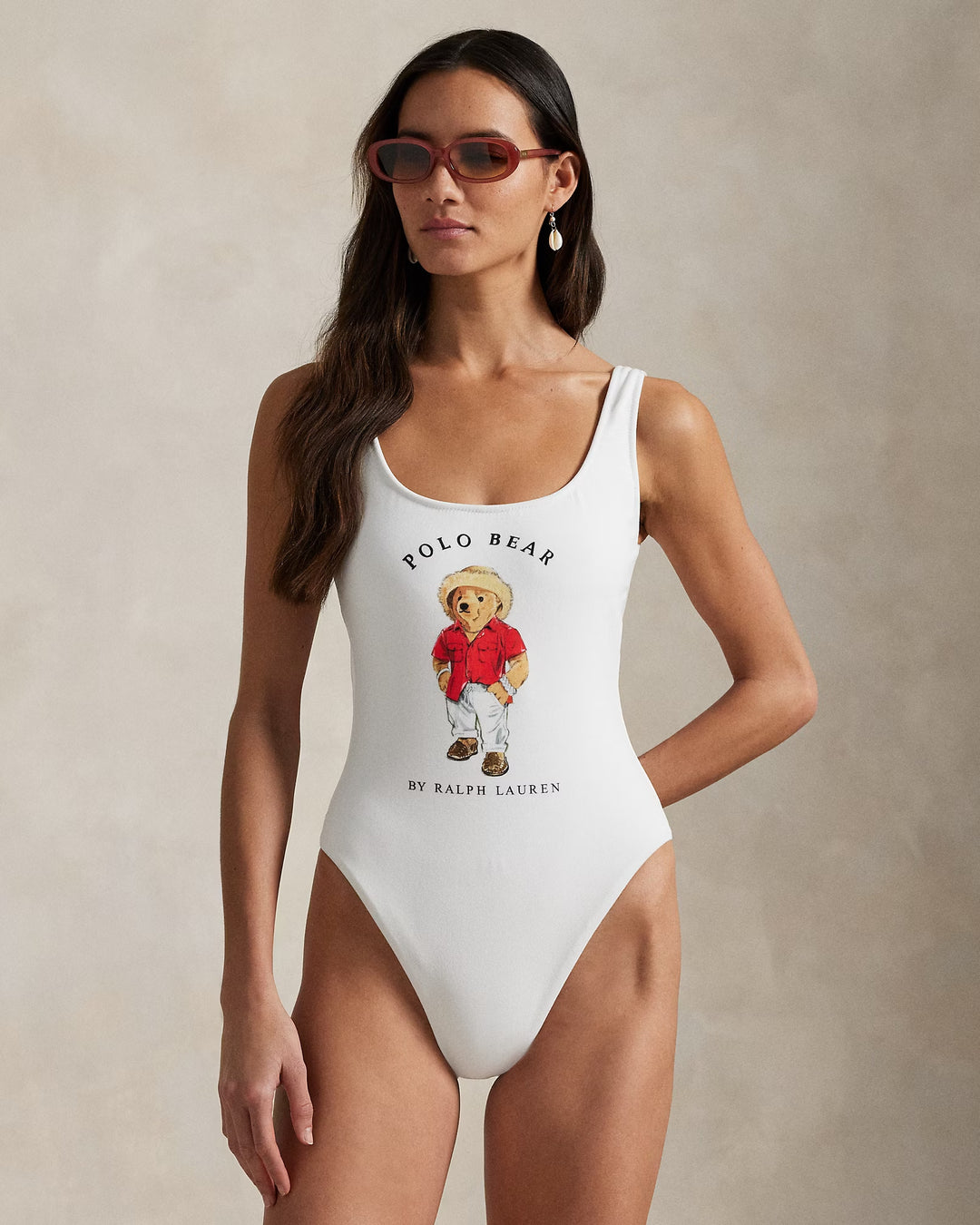 Ralph Lauren Polo Bear One-Piece Swimsuit