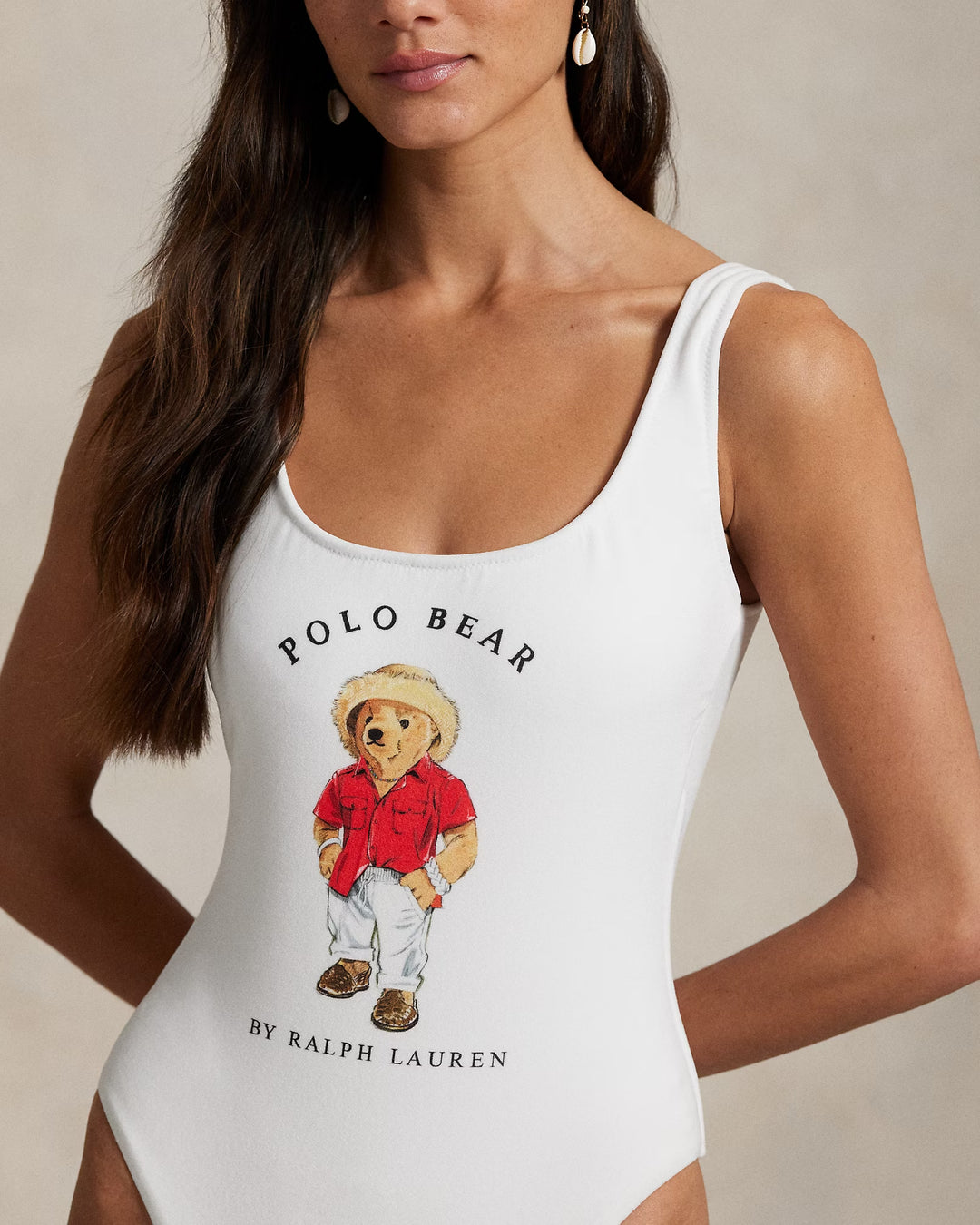 Ralph Lauren Polo Bear One-Piece Swimsuit