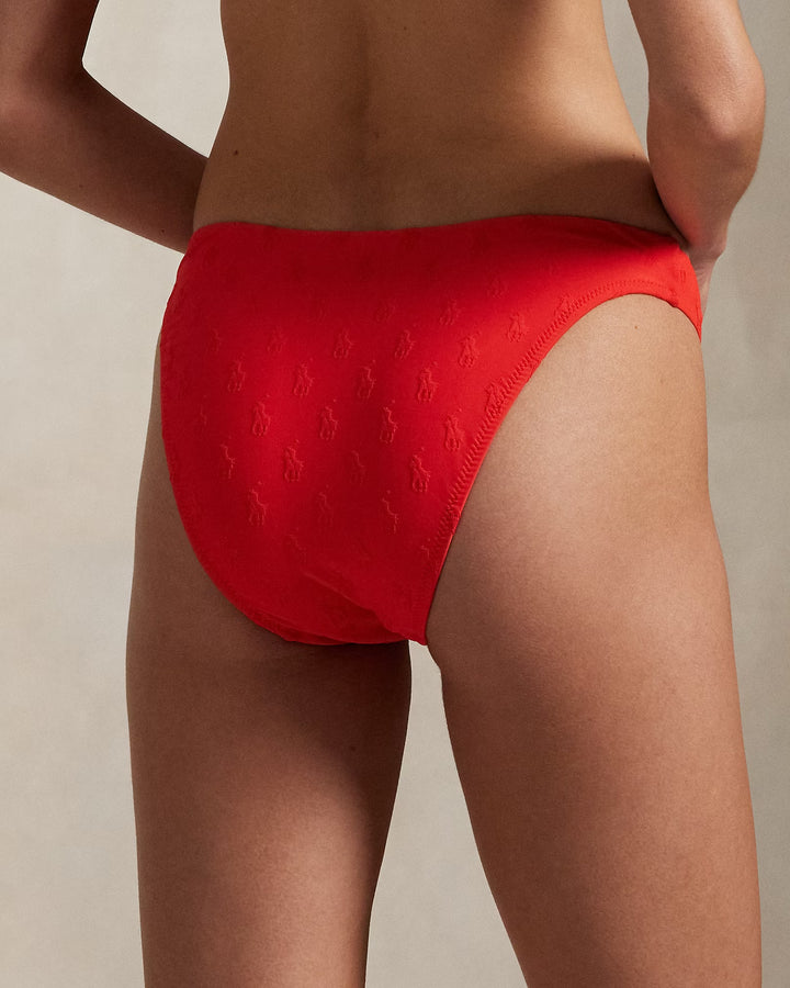 Ralph Lauren Allover Pony Scoop Bikini Bottom