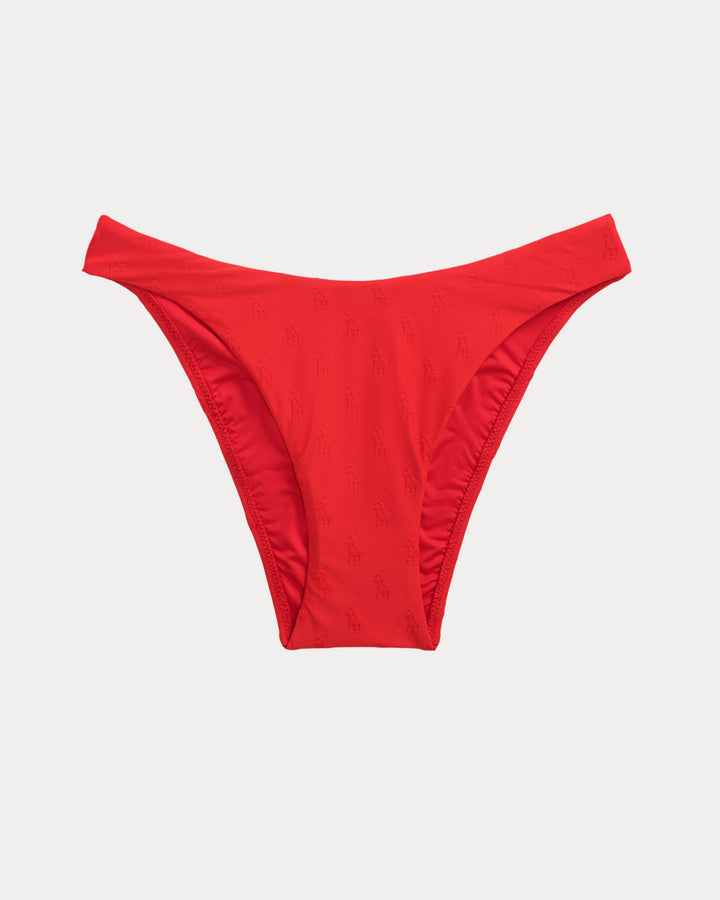 Ralph Lauren Allover Pony Scoop Bikini Bottom