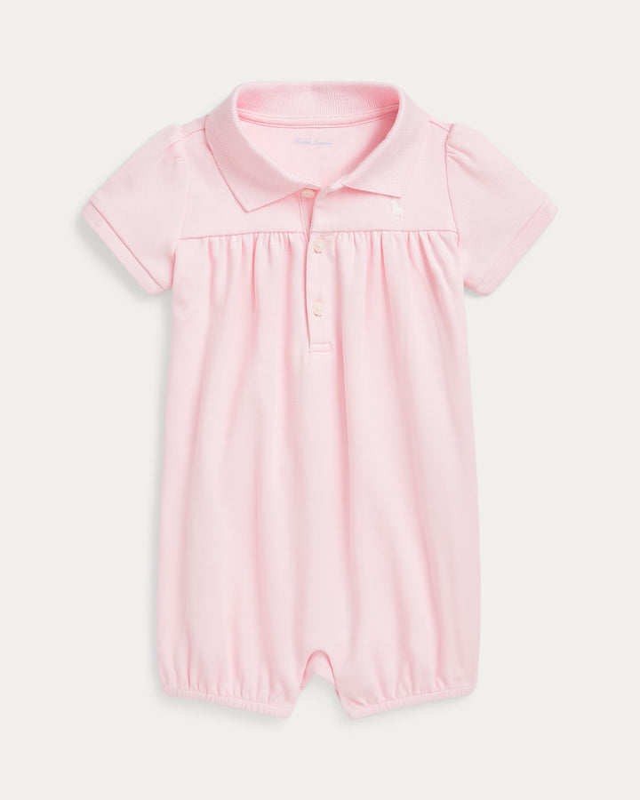 Ralph Lauren Cotton Interlock Polo Bubble Shortall