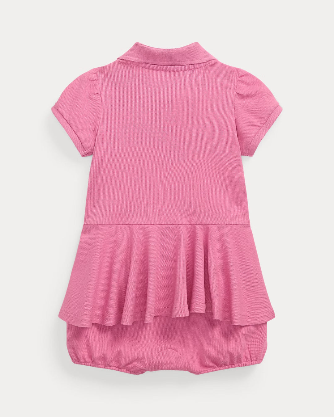 Ralph Lauren Stretch Mesh Peplum Polo Shortall
