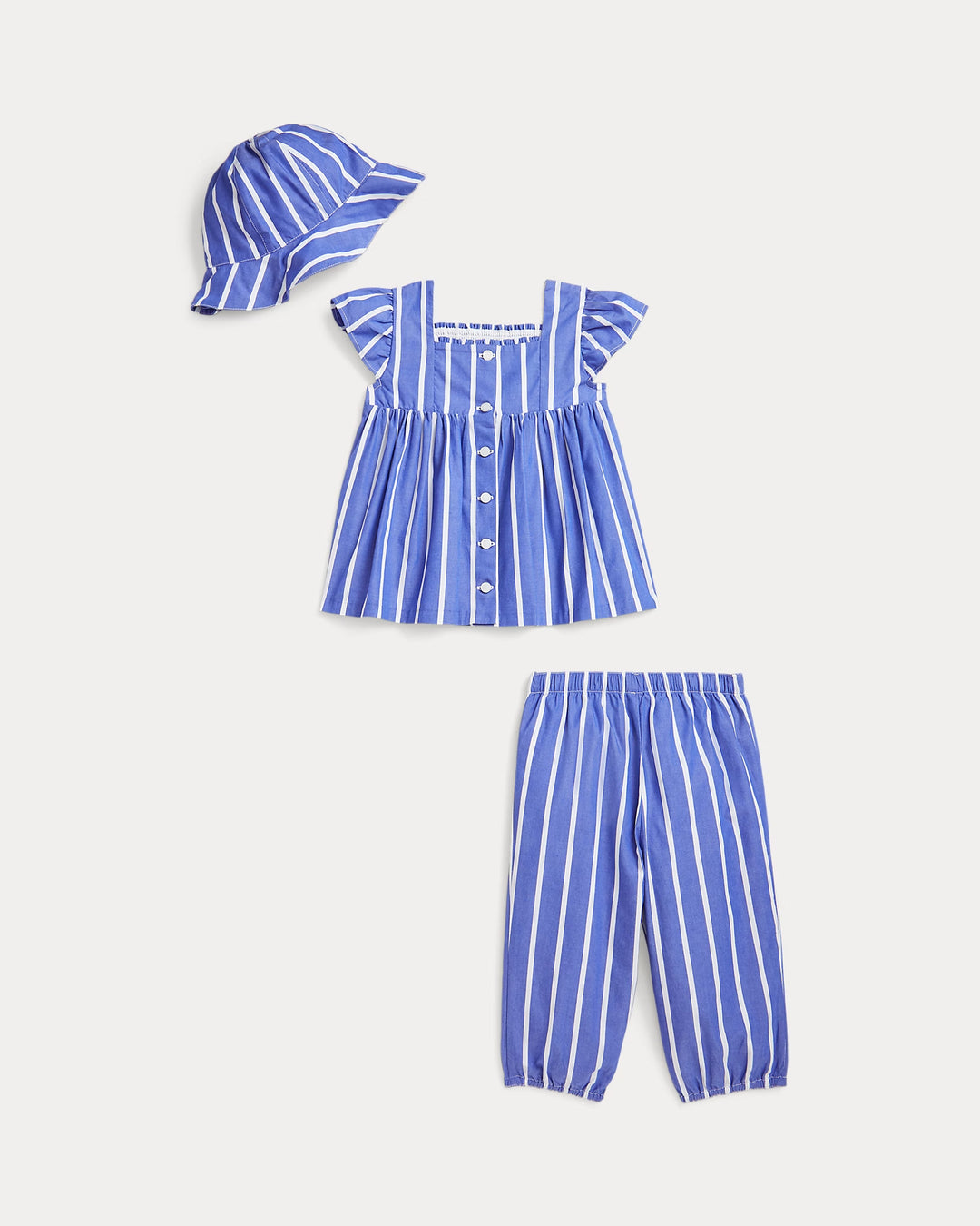 Ralph Lauren Striped Cotton Poplin 3-Piece Set