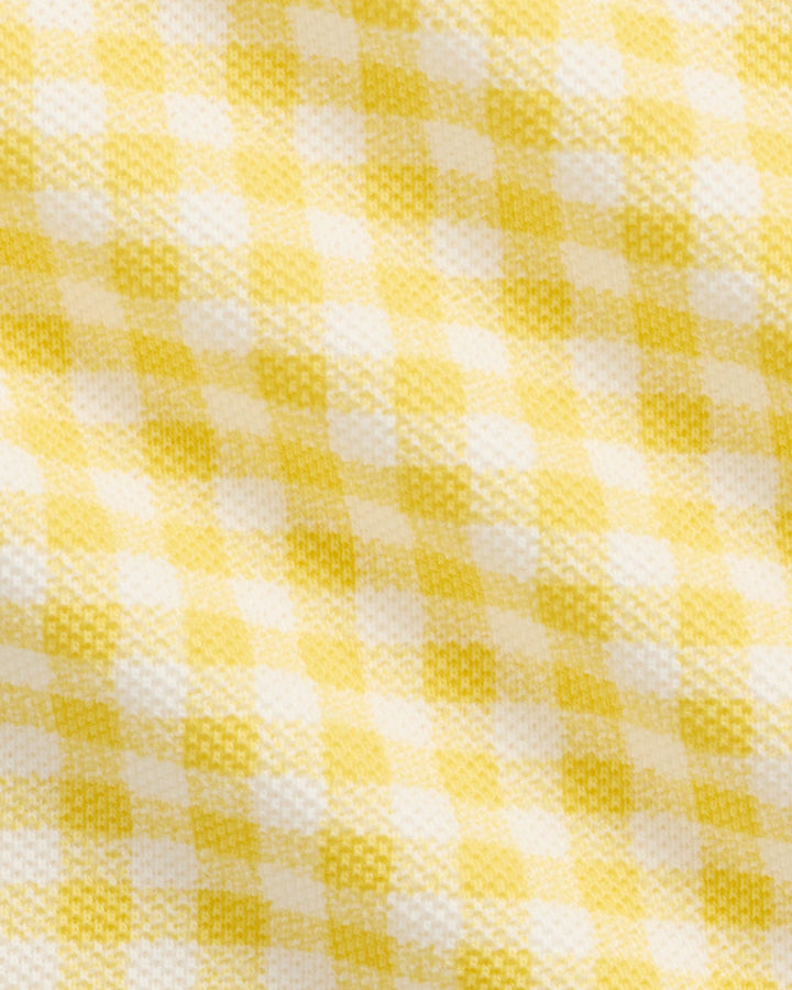 Ralph Lauren Gingham Mesh Polo Shirt & Short Set