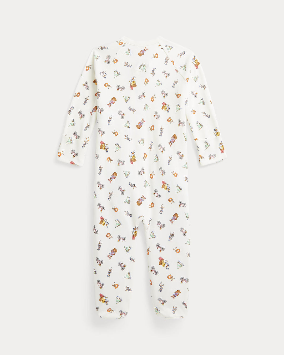 Ralph Lauren Polo Bear Cotton Footed Coverall