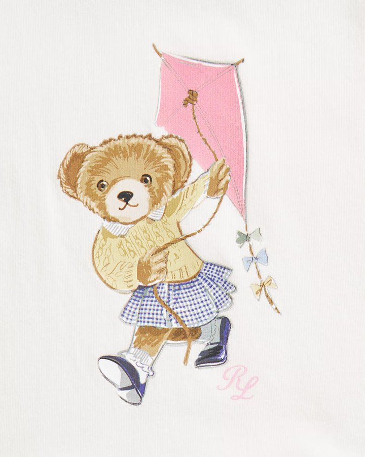 Ralph Lauren Polo Bear Cotton Tee & Bloomer Set