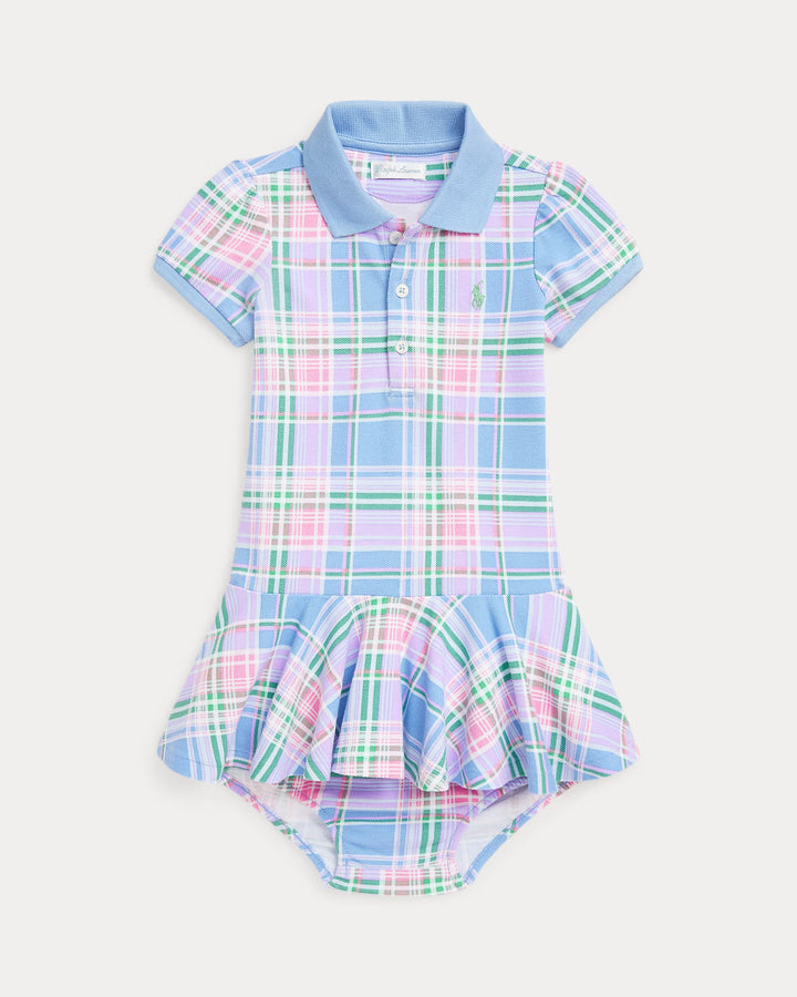 Ralph Lauren Plaid Mesh Polo Dress & Bloomer