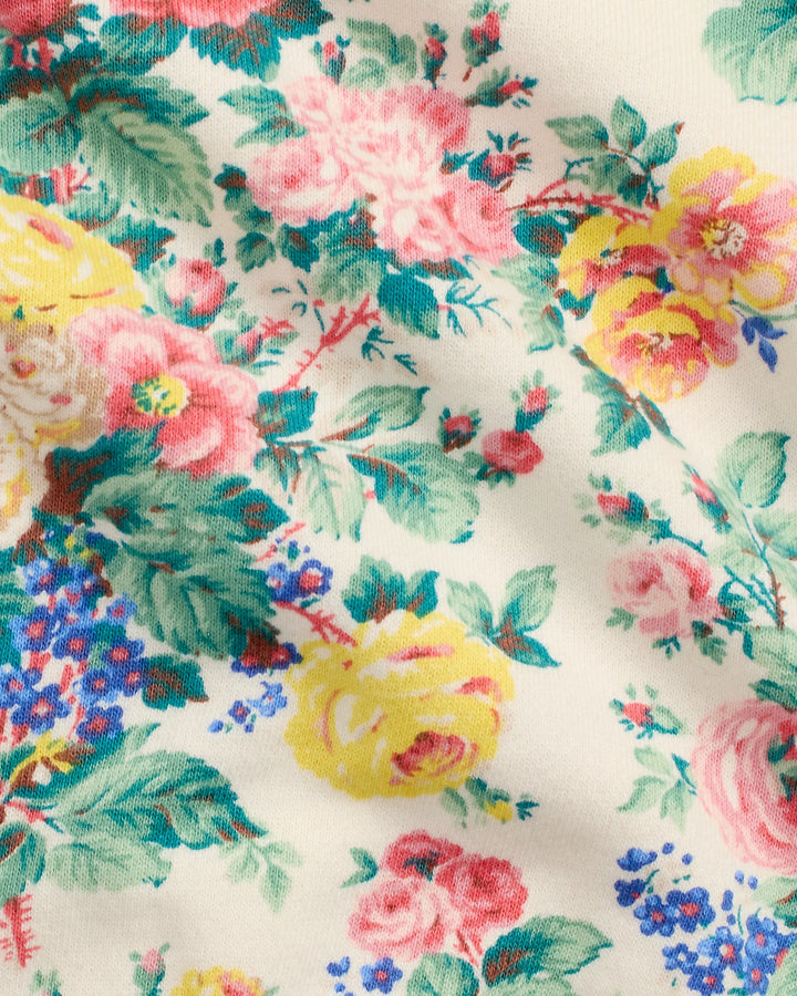 Ralph Lauren Floral Terry Full-Zip Hoodie & Pant Set