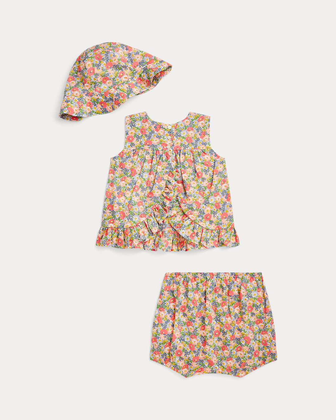 Ralph Lauren Floral Cotton Batiste 3-Piece Set