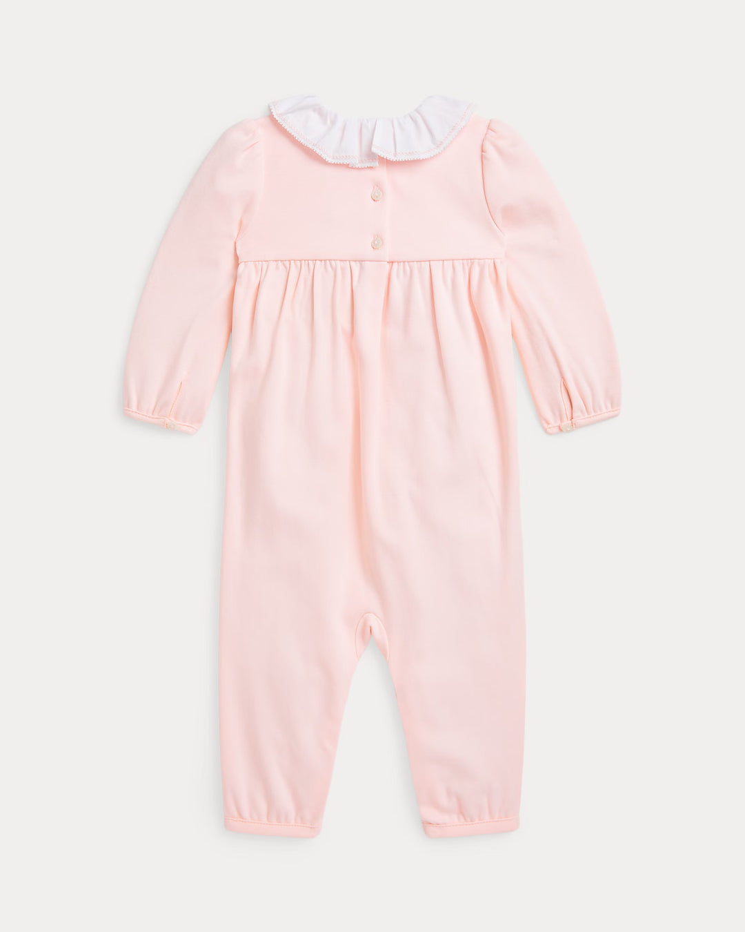 Ralph Lauren Smocked Organic Cotton Coverall