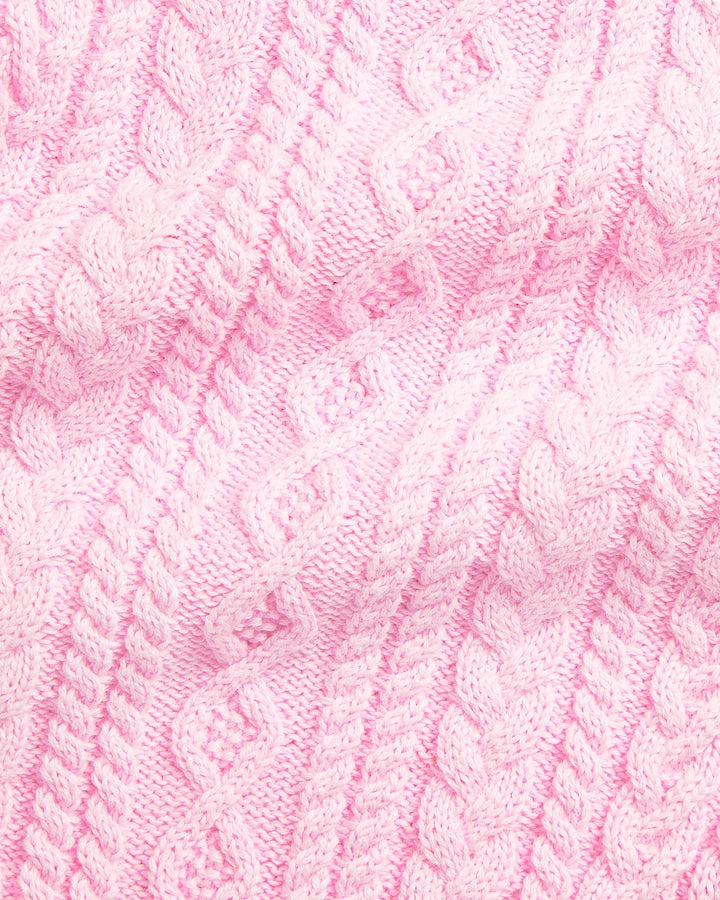 Ralph Lauren Cable Cotton Shortall & Cardigan Set