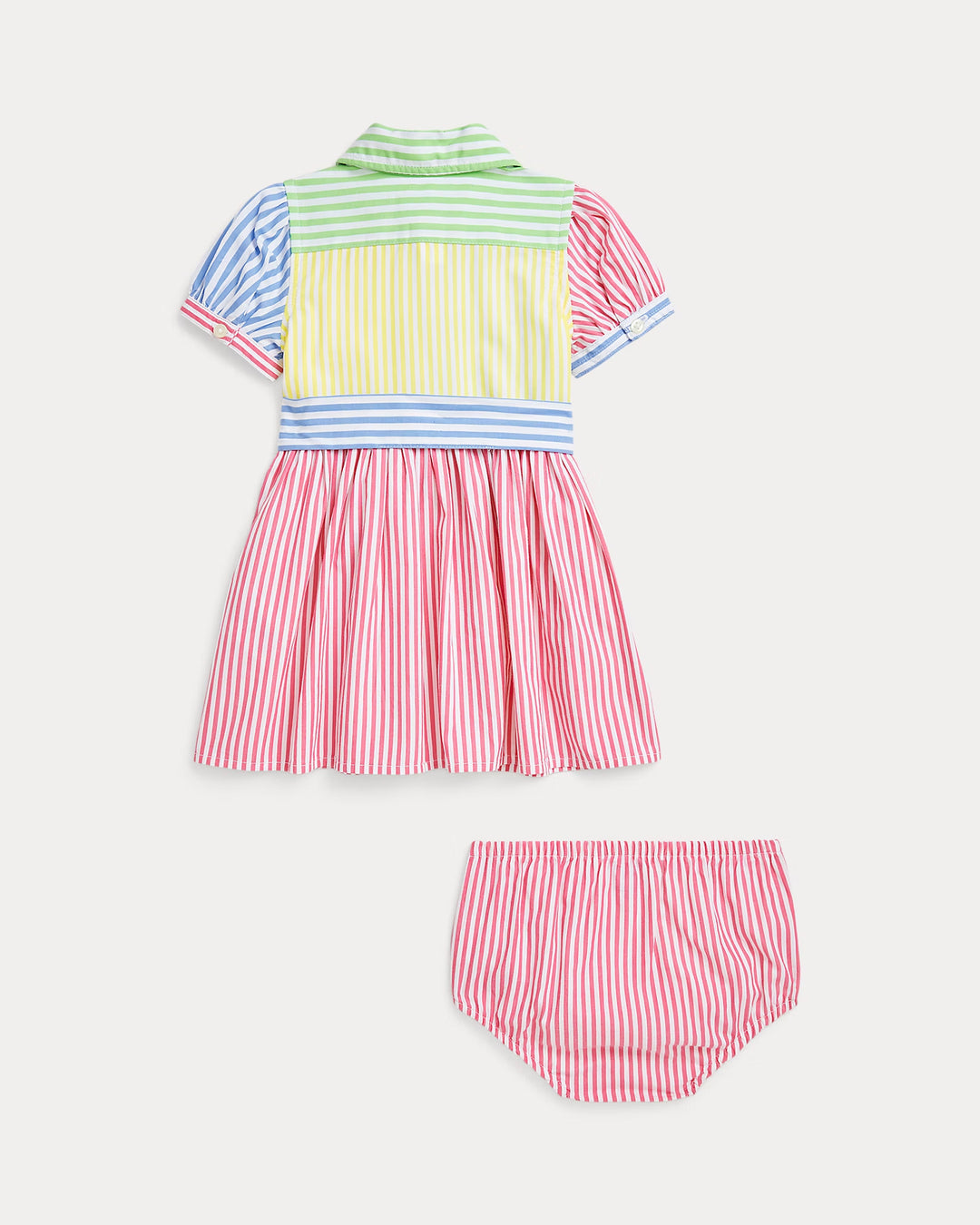 Ralph Lauren Striped Cotton Fun Shirtdress & Bloomer