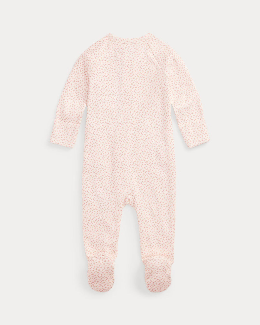 Ralph Lauren Floral Cotton Interlock Footed Coverall