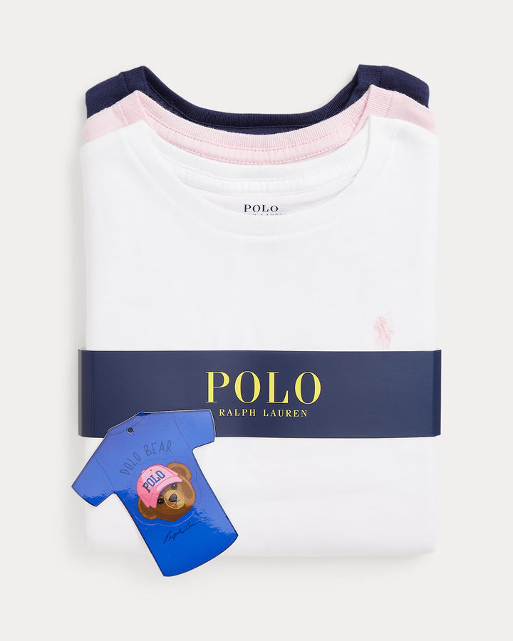 Ralph Lauren Cotton Jersey Crewneck Tee 3-Pack