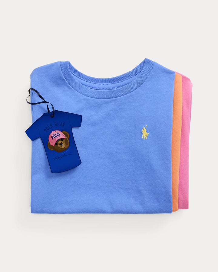 Ralph Lauren Cotton Jersey Crewneck Tee 3-Pack