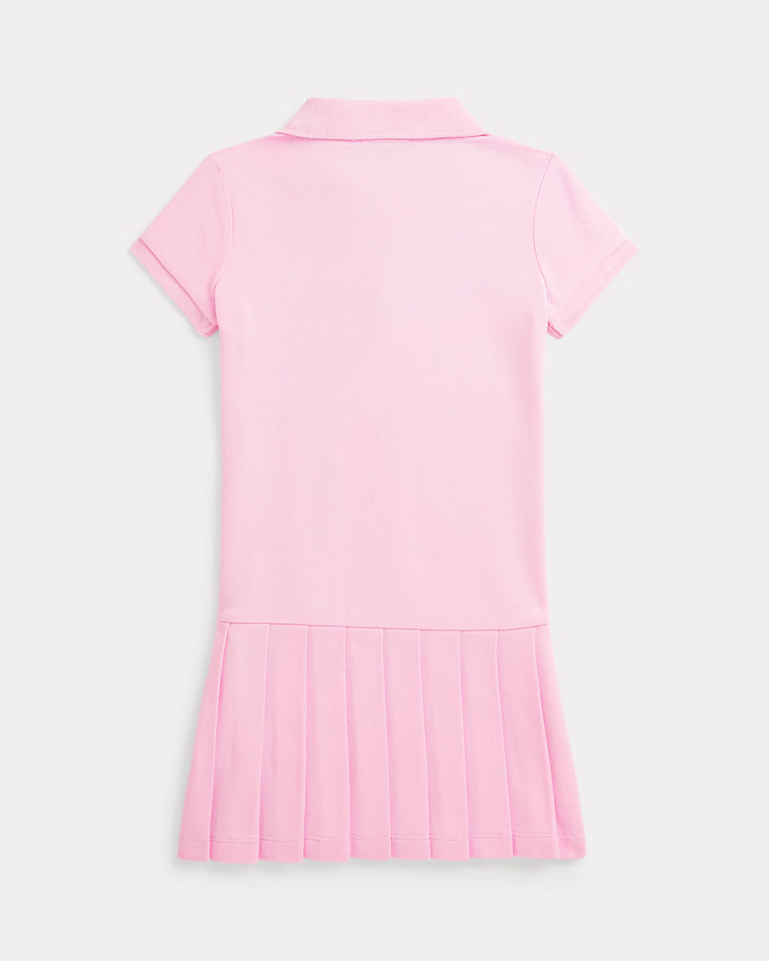 Ralph Lauren Pleated Stretch Mesh Polo Dress