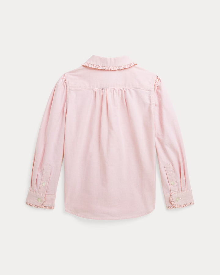Ralph Lauren Ruffled Cotton Oxford Shirt