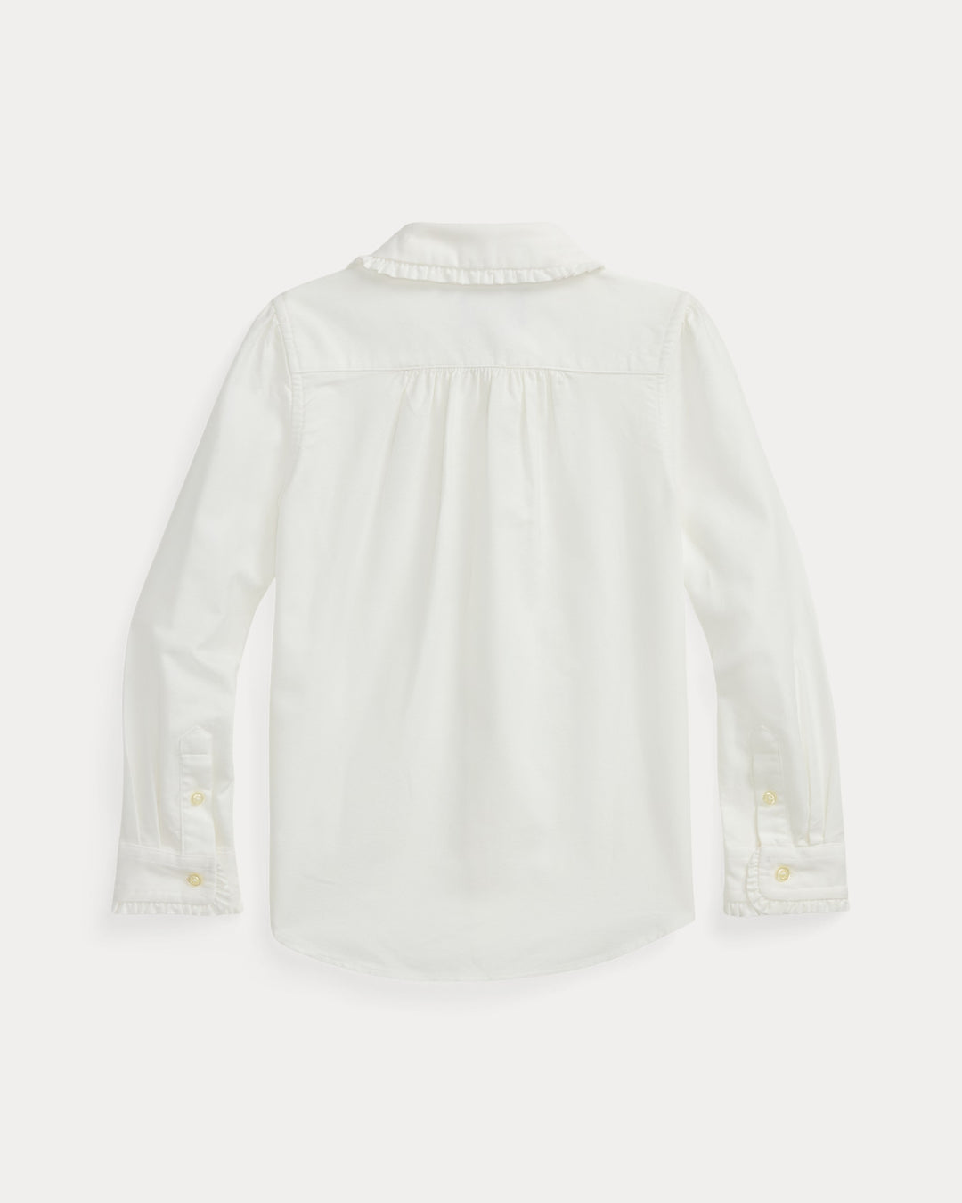 Ralph Lauren Ruffled Cotton Oxford Shirt