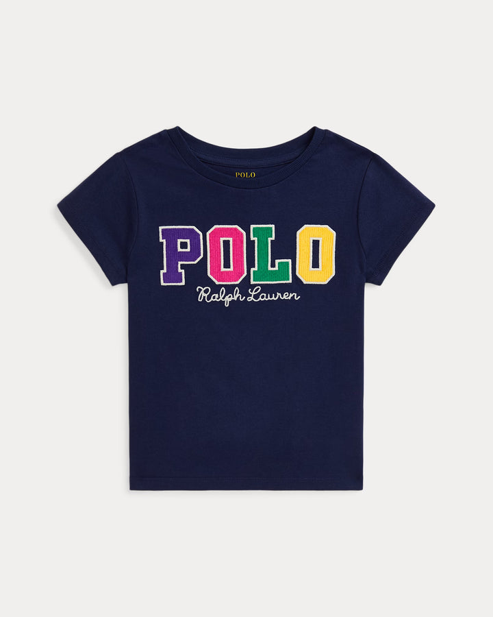 Ralph Lauren Corduroy-Logo Cotton Jersey Tee