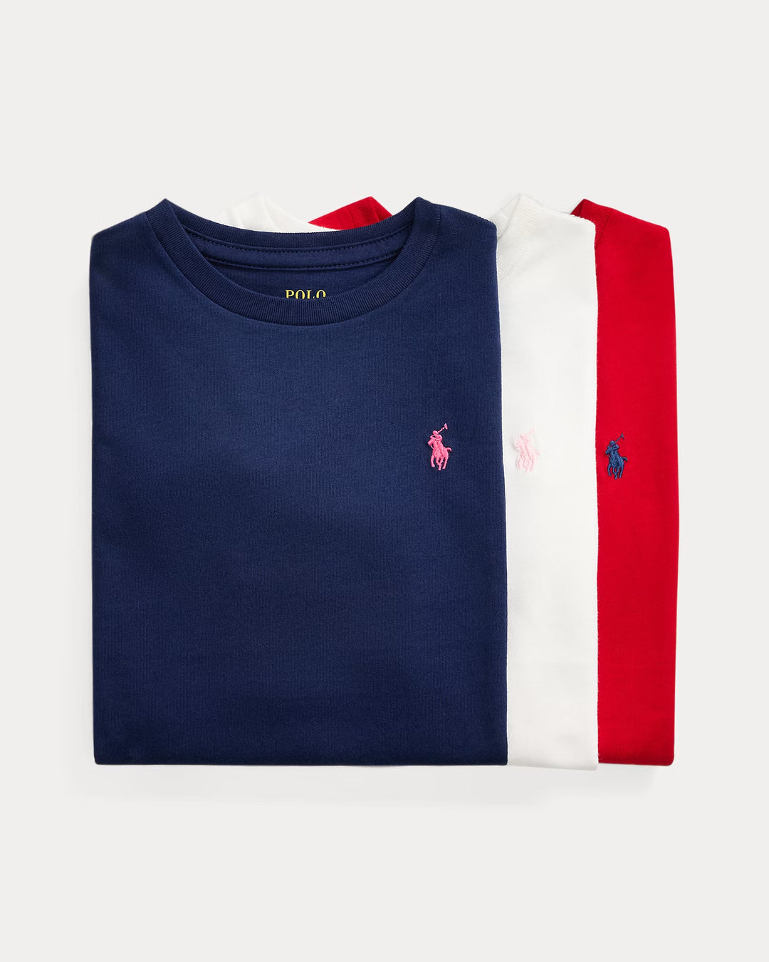 Ralph Lauren Cotton Jersey Long-Sleeve Tee 3-Pack