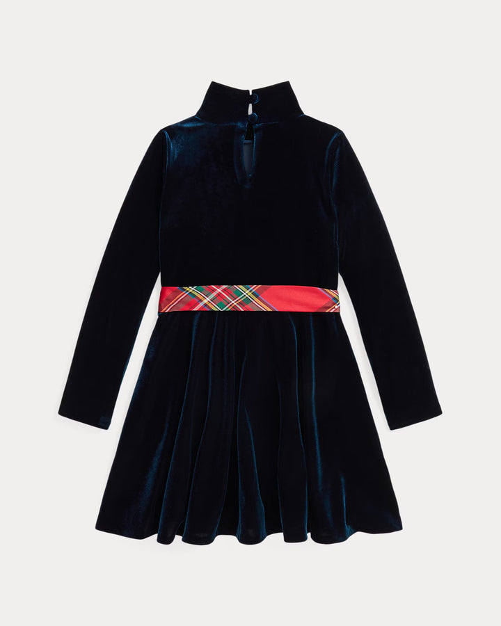 Ralph Lauren Velour Turtleneck Dress