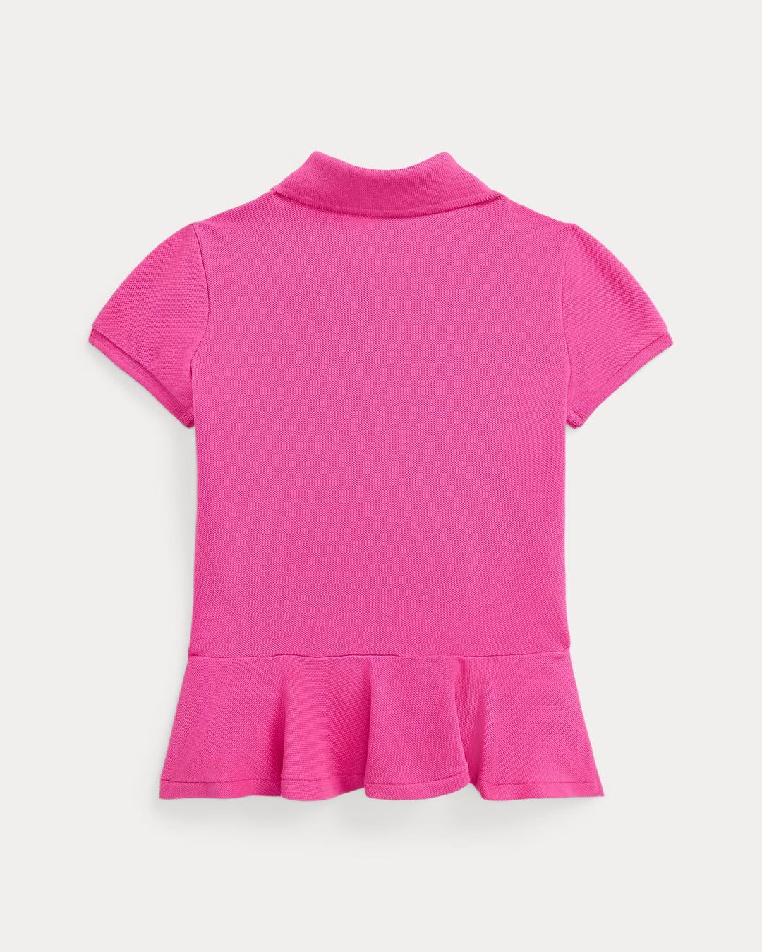 Ralph Lauren Stretch Mesh Peplum Polo Shirt