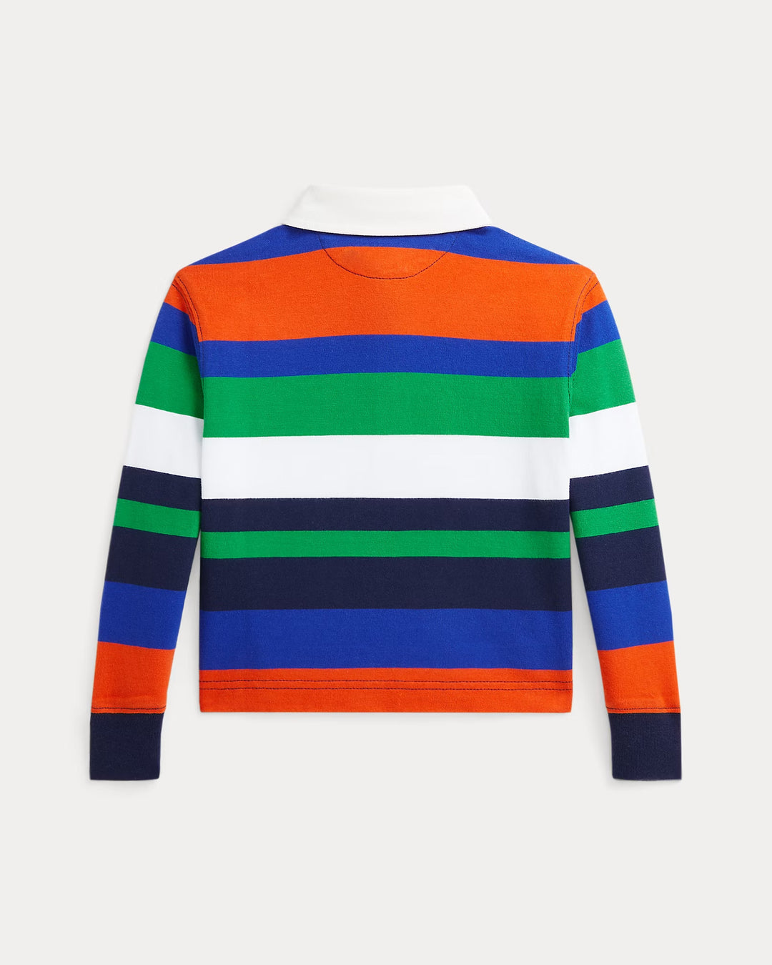 Ralph Lauren Striped Cotton Jersey Boxy Rugby Shirt