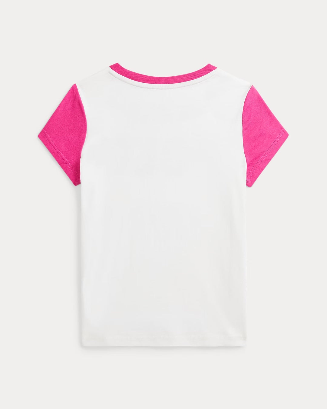 Ralph Lauren Color-Blocked Logo Cotton Jersey Tee