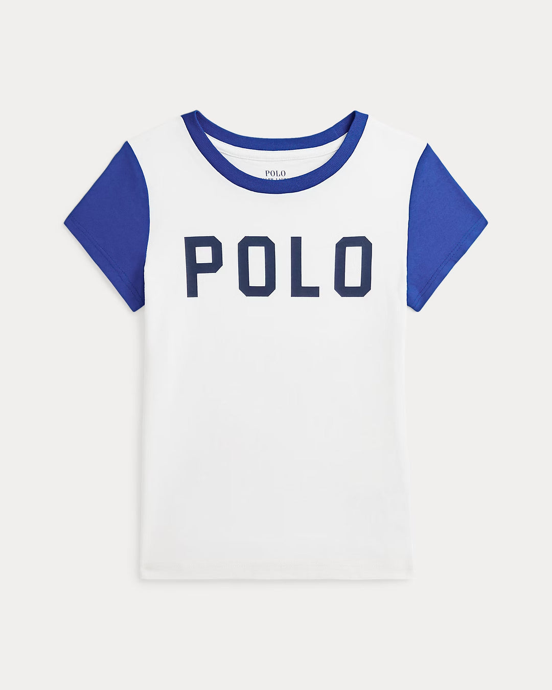 Ralph Lauren Color-Blocked Logo Cotton Jersey Tee