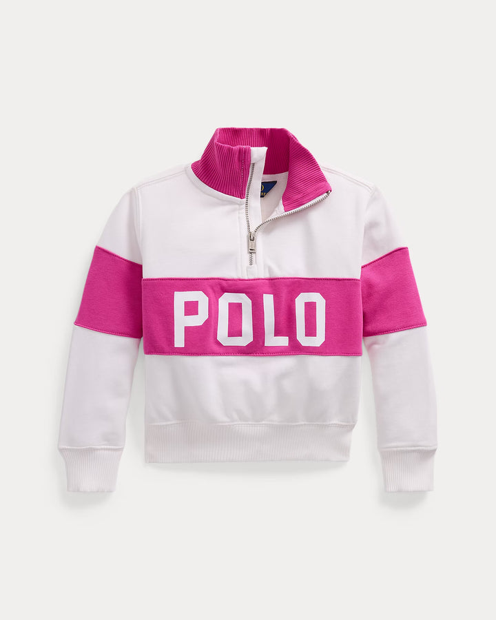 Ralph Lauren Logo French Terry Quarter-Zip Pullover