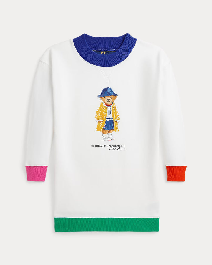 Ralph Lauren Polo Bear Fleece Sweatshirt Dress