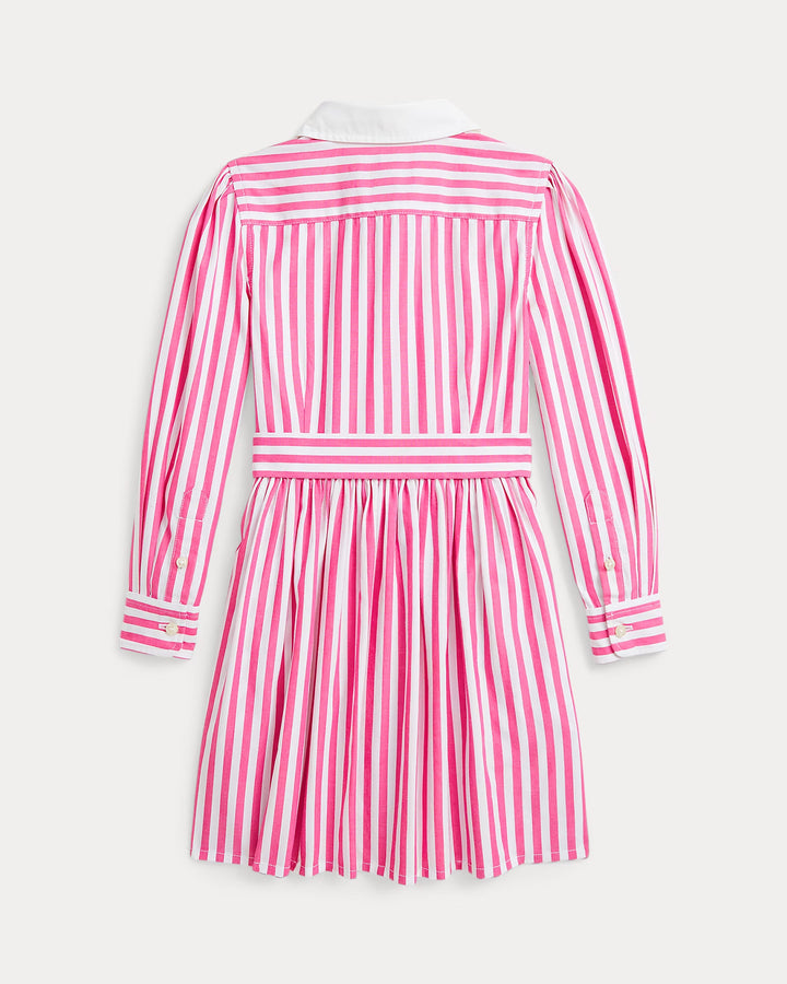Ralph Lauren Striped Cotton Poplin Shirtdress