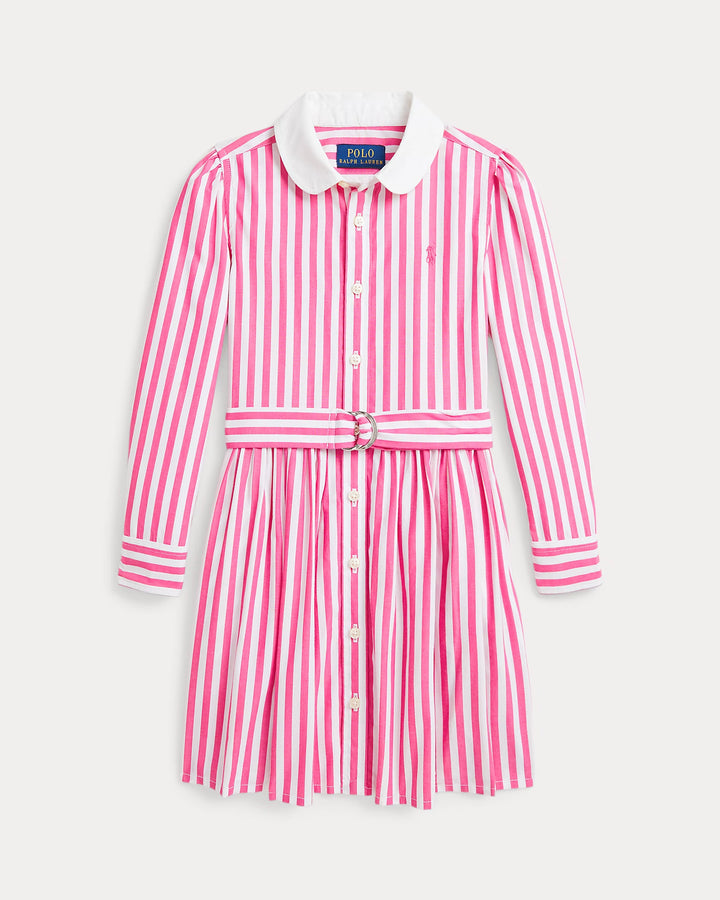 Ralph Lauren Striped Cotton Poplin Shirtdress