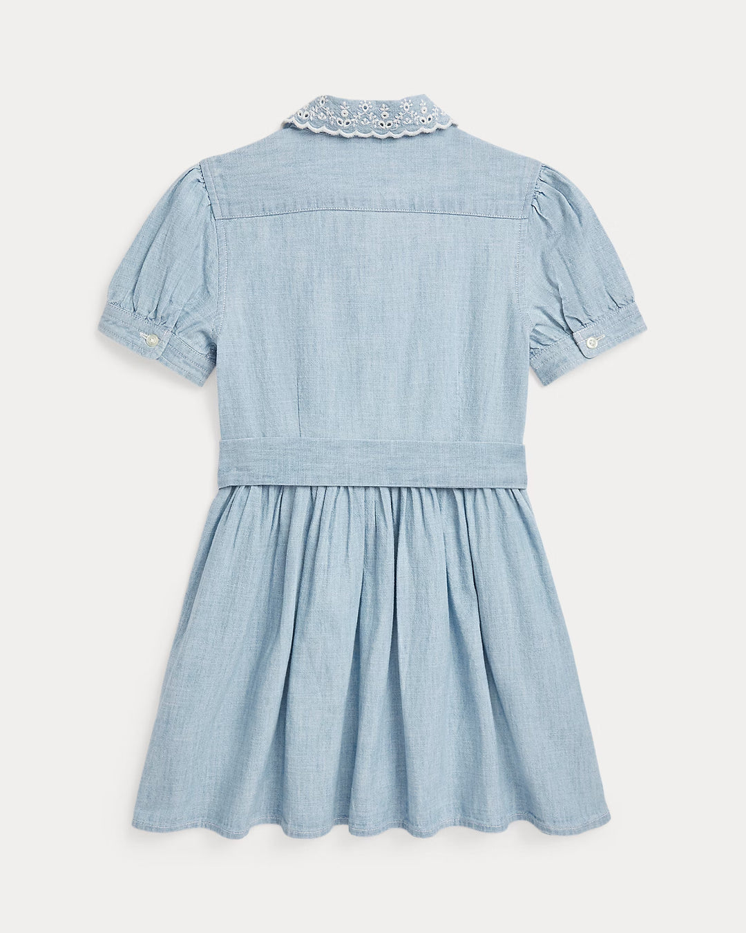 Ralph Lauren Belted Indigo Chambray Shirtdress