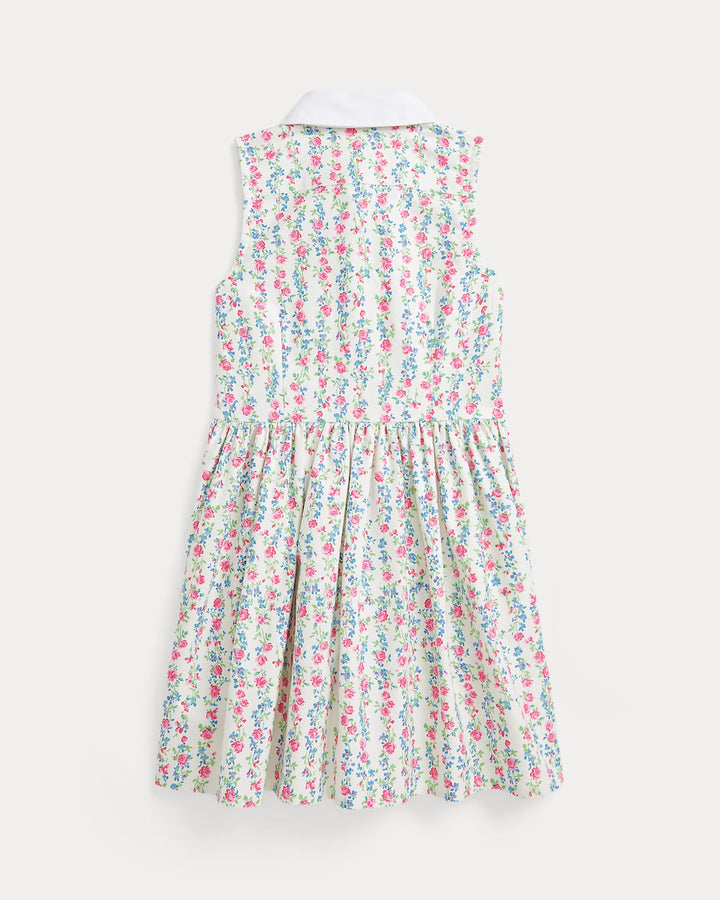 Ralph Lauren Floral Cotton Oxford Shirtdress