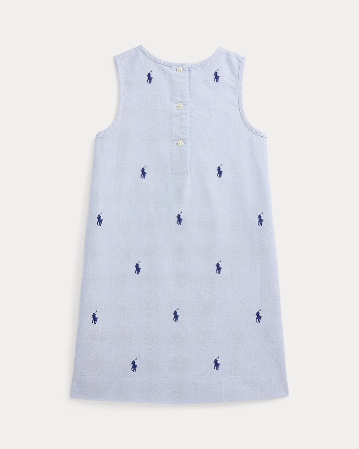 Ralph Lauren Polo Pony Cotton Oxford Dress