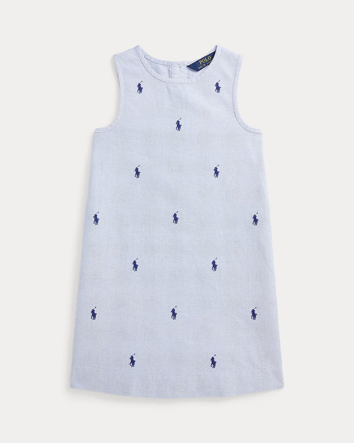 Ralph Lauren Polo Pony Cotton Oxford Dress