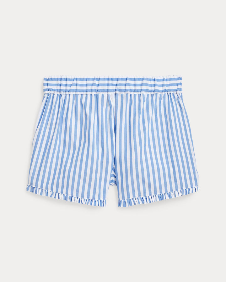 Ralph Lauren Striped Ruffled Cotton Short