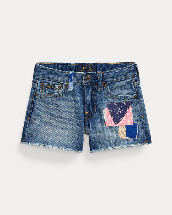 Ralph Lauren Distressed Cotton Denim Short